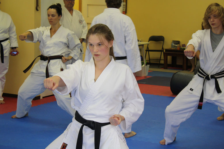 picture of kids training